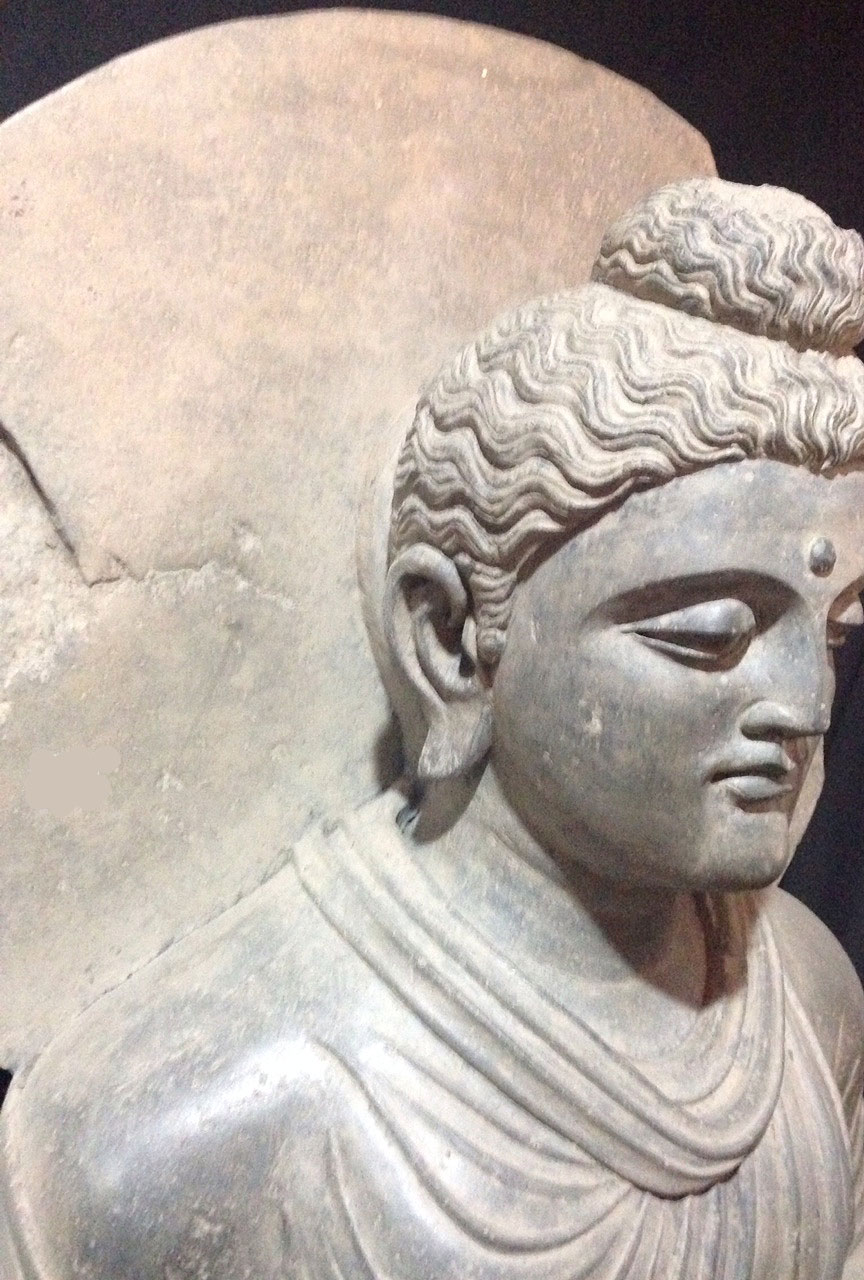 Large Gandhara Standing Buddha - Edgar L. Owen Galleries