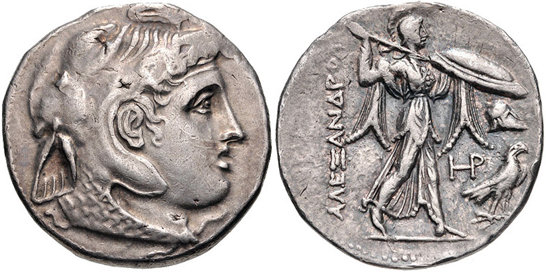 PTOLEMY VI Philometer 180-145 B.C V.R Silver Didrachm, Phoenicia